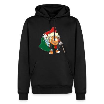 Beer Fan of Portugal - Men’s Premium Organic Hoodie - black - Front - Nico (187cm)