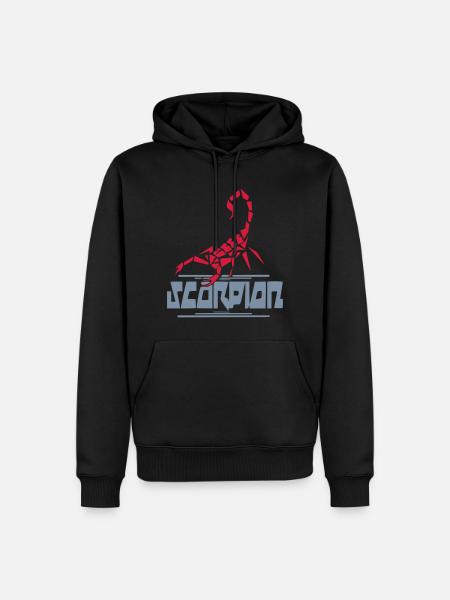 scorpion - Men’s Premium Organic Hoodie - black