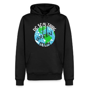 Naturschutz Klima Naturschützer Meer - Männer Premium Bio Hoodie - Schwarz - Vorne - Nico (187cm)
