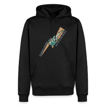 Guitare Heart and Soul Rock & Roll Music Gift - Sweat à capuche Premium bio Homme - noir - Devant - Nico (187cm)
