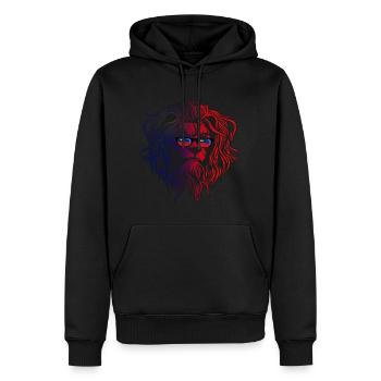 Liechtenstein - Männer Premium Bio Hoodie - Schwarz - Vorne - Nico (187cm)