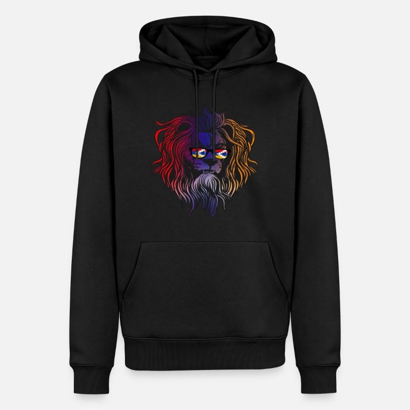Bergkarabach - Männer Premium Bio Hoodie - Schwarz