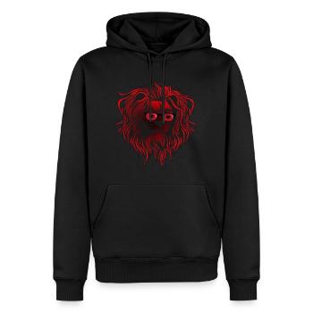 Albanien - Männer Premium Bio Hoodie - Schwarz - Vorne - Nico (187cm)