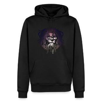 American Samoa - Men’s Premium Organic Hoodie - black - Front - Nico (187cm)