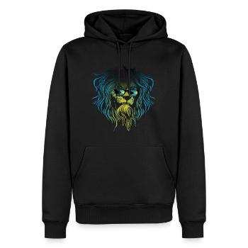 Bahamas - Männer Premium Bio Hoodie - Schwarz - Vorne - Nico (187cm)