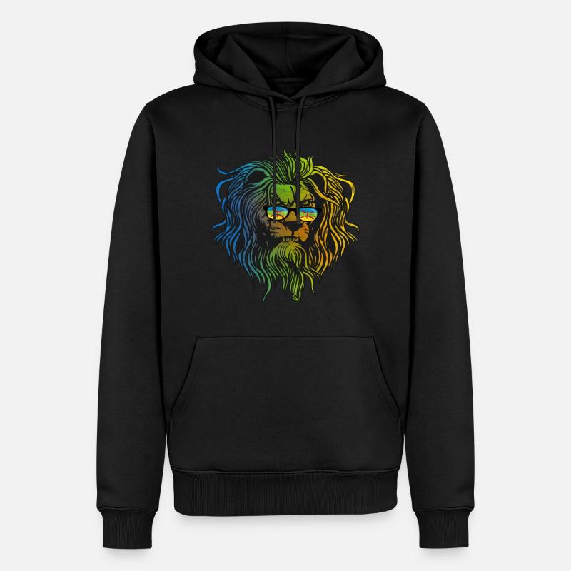 Amazigh - Männer Premium Bio Hoodie - Schwarz