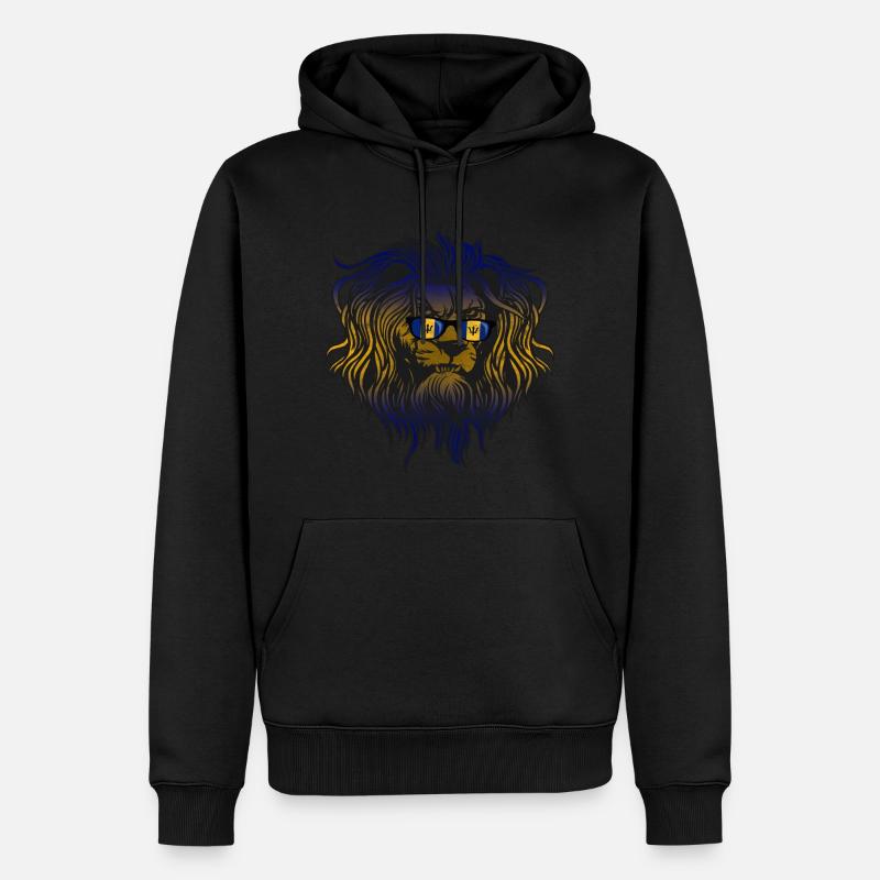 Barbade - Sweat à capuche Premium bio Homme - noir