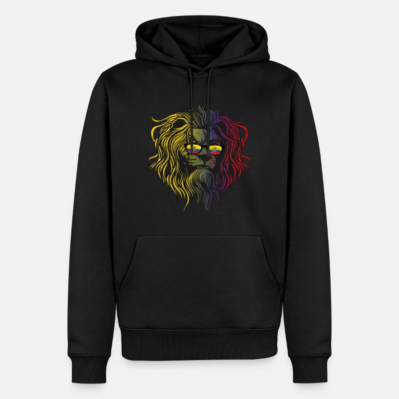 Ecuador - Männer Premium Bio Hoodie - Schwarz
