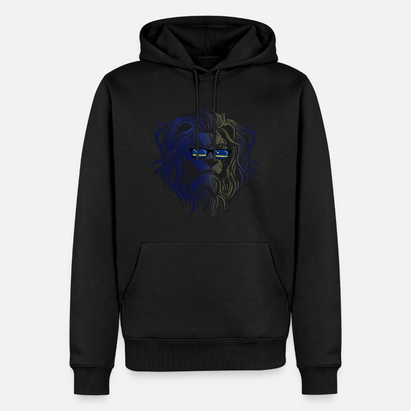 Curaçao - Männer Premium Bio Hoodie - Schwarz