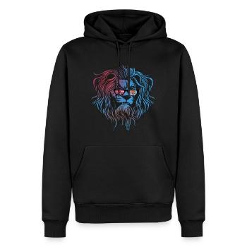 Fidschi - Männer Premium Bio Hoodie - Schwarz - Vorne - Nico (187cm)