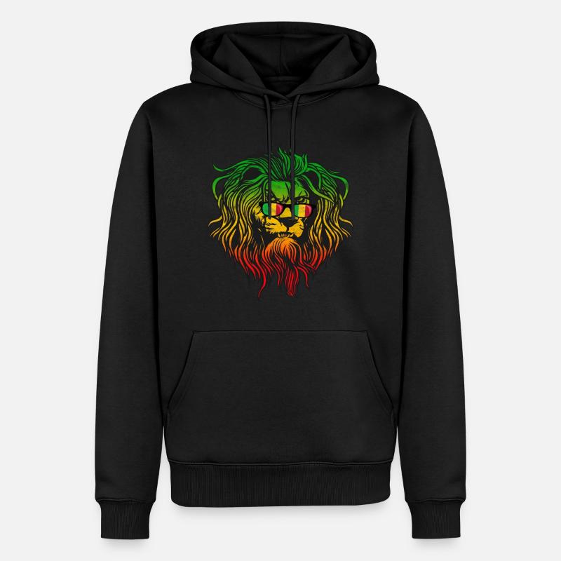 Mali - Männer Premium Bio Hoodie - Schwarz