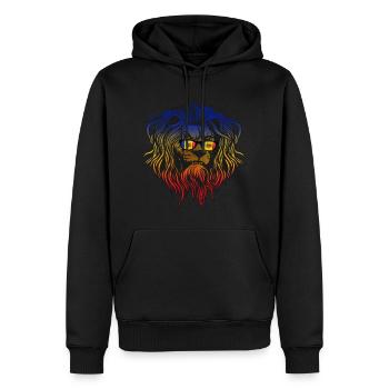 Moldawien - Männer Premium Bio Hoodie - Schwarz - Vorne - Nico (187cm)