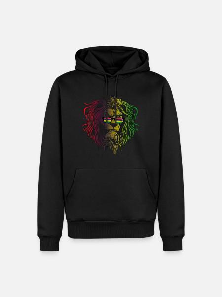 Mauritius - Men’s Premium Organic Hoodie - black