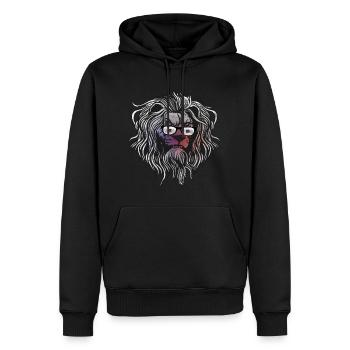 Mayotte - Männer Premium Bio Hoodie - Schwarz - Vorne - Nico (187cm)