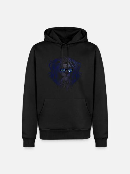 Nauru - Sweat à capuche Premium bio Homme - noir