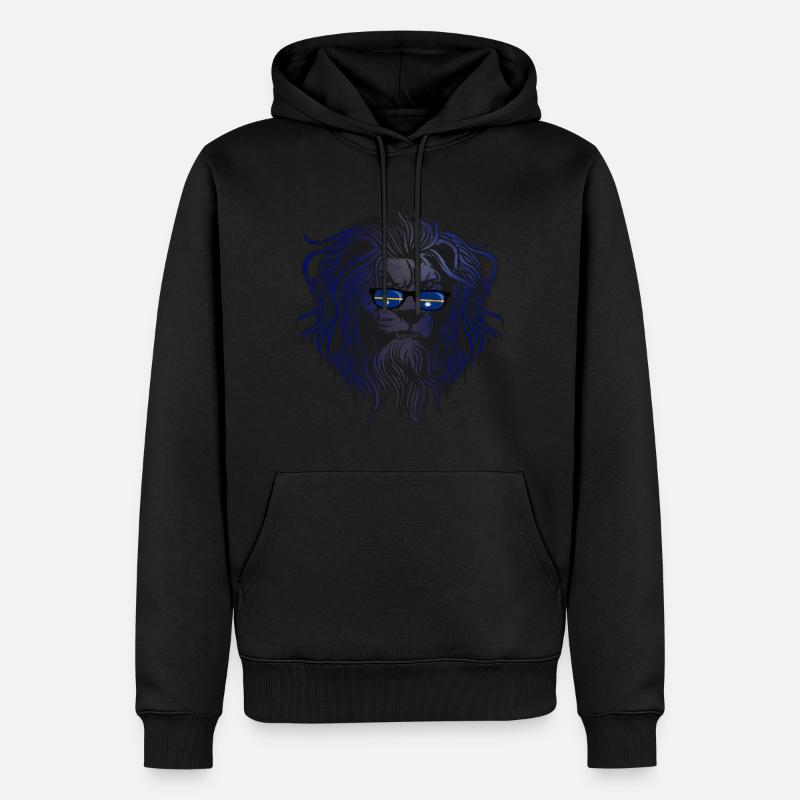 Nauru - Sweat à capuche Premium bio Homme - noir