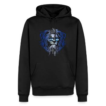 Nicaragua - Männer Premium Bio Hoodie - Schwarz - Vorne - Nico (187cm)