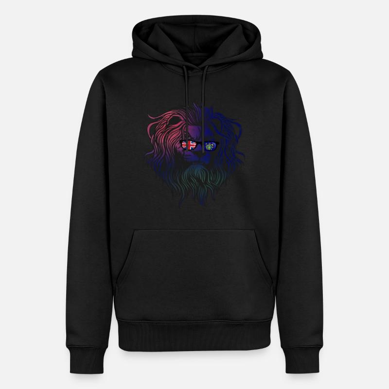 Pitcairninseln - Männer Premium Bio Hoodie - Schwarz