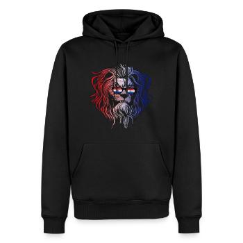 Paraguay - Männer Premium Bio Hoodie - Schwarz - Vorne - Nico (187cm)
