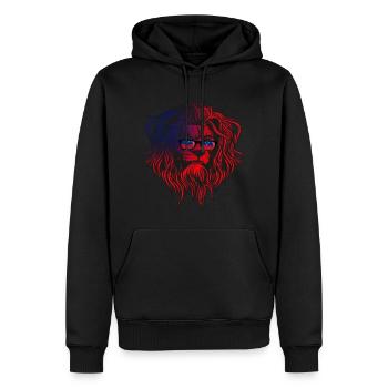 Samoa - Männer Premium Bio Hoodie - Schwarz - Vorne - Nico (187cm)