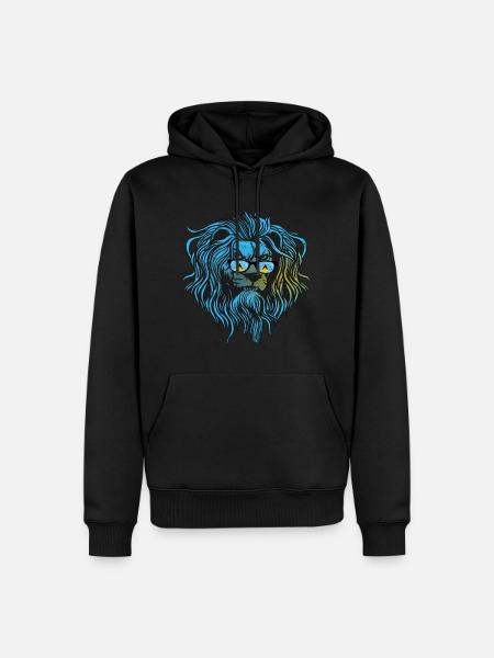 Saint Lucia - Men’s Premium Organic Hoodie - black