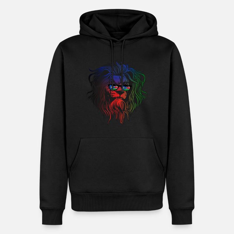 Sud Soudan - Sweat à capuche Premium bio Homme - noir