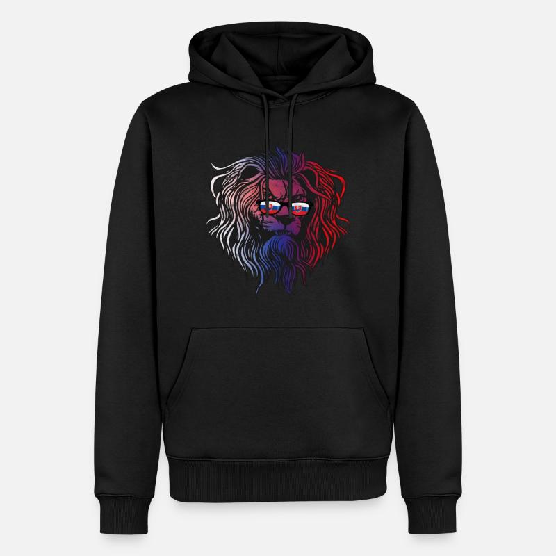 Slowakei - Männer Premium Bio Hoodie - Schwarz