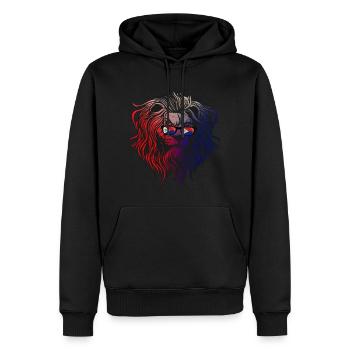 Sint Maarten - Männer Premium Bio Hoodie - Schwarz - Vorne - Nico (187cm)