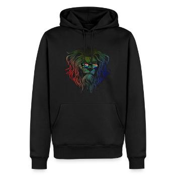 Südafrika - Männer Premium Bio Hoodie - Schwarz - Vorne - Nico (187cm)