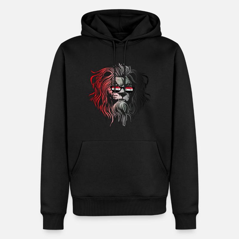 Syrien - Männer Premium Bio Hoodie - Schwarz