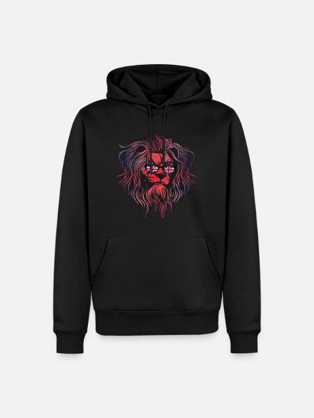 United Kingdom - Men’s Premium Organic Hoodie - black