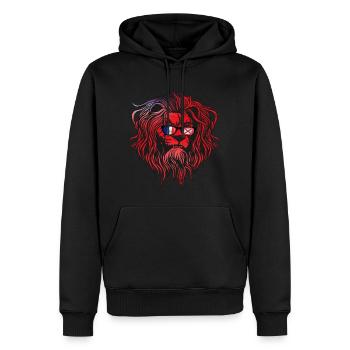 Wallis und Futuna - Männer Premium Bio Hoodie - Schwarz - Vorne - Nico (187cm)