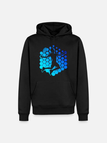 Badminton Federball Damen Badmintonspieler - Herre Premium økologisk hoodie - sort
