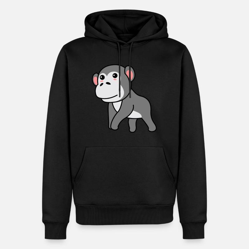 Gorilla Comic - Sweat à capuche Premium bio Homme - noir
