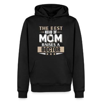 Mom Doctor - mutter Arzt - Männer Premium Bio Hoodie - Schwarz - Vorne - Nico (187cm)