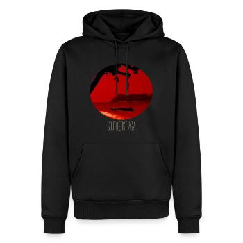 au sud-est asie balançoire - Sweat à capuche Premium bio Homme - noir - Devant - Nico (187cm)