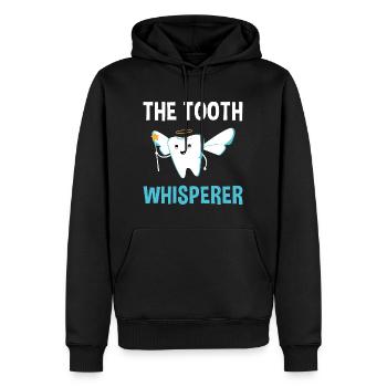 Hygienist The Tooth Whisperer Dental Assistant - Männer Premium Bio Hoodie - Schwarz - Vorne - Nico (187cm)