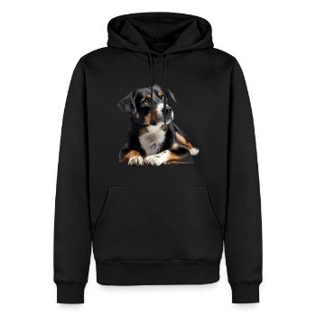 Danish Swedish Farmdog - Männer Premium Bio Hoodie - Schwarz - Vorne - Nico (187cm)
