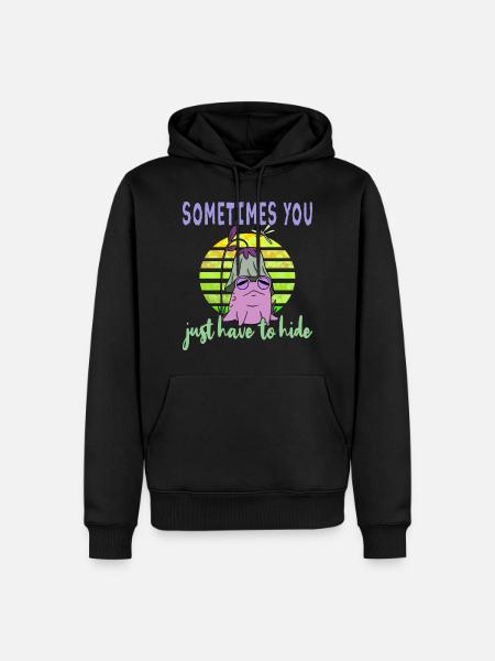 Depression Depression Frog - Men’s Premium Organic Hoodie - black