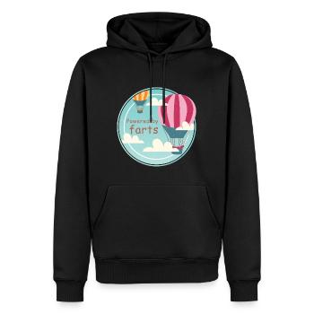 Heißluftballon & Ballon Fahrer Geschenk - Männer Premium Bio Hoodie - Schwarz - Vorne - Nico (187cm)