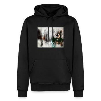 B9445144 AA2A 4E0E BAAA 2D38B7CC69C0 - Men’s Premium Organic Hoodie - black - Front - Nico (187cm)