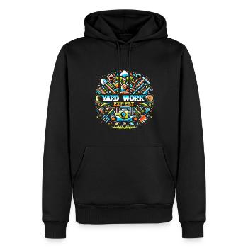 Yard Work Expert 18 - Männer Premium Bio Hoodie - Schwarz - Vorne - Nico (187cm)