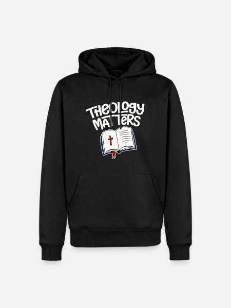 Theology Matters 4 - Men’s Premium Organic Hoodie - black