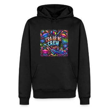Équipage de pêche au crabe 19 - Sweat à capuche Premium bio Homme - noir - Devant - Nico (187cm)