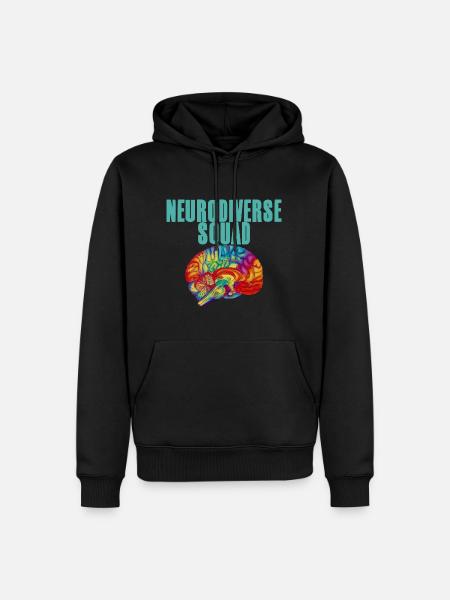 Neurodiverse Squad 4 - Men’s Premium Organic Hoodie - black