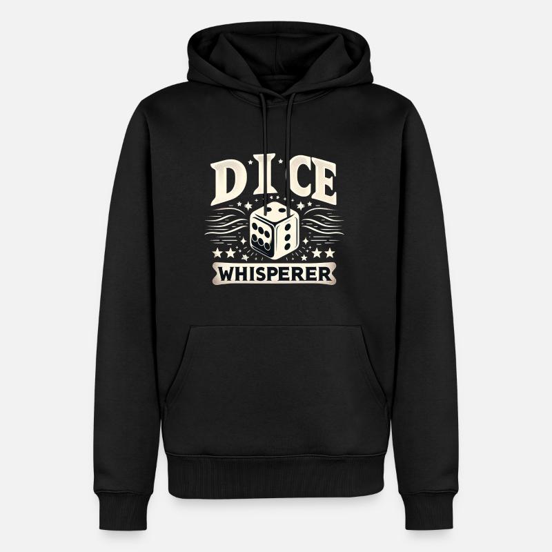 Dice Whisperer 4 - Männer Premium Bio Hoodie - Schwarz