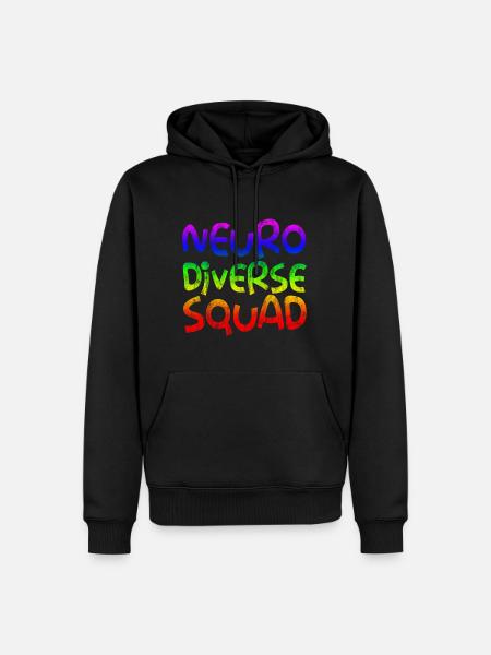 Neurodiverse Squad 3 - Men’s Premium Organic Hoodie - black