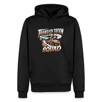 Transportation Squad 4 - Männer Premium Bio Hoodie - Schwarz - Vorne - Nico (187cm)