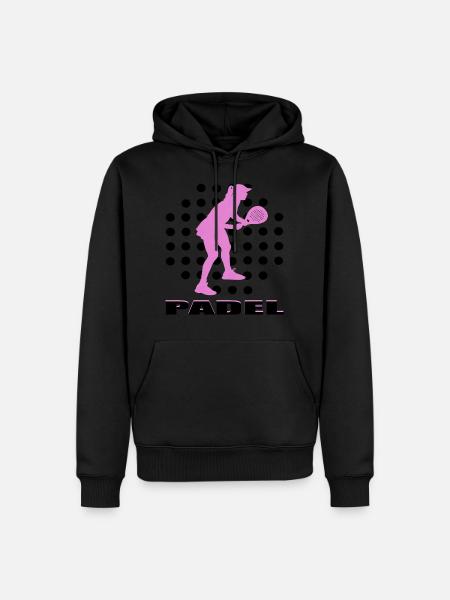 Padel - Men’s Premium Organic Hoodie - black