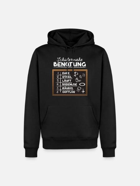 Lehrer, Lehrerinnen - Lustiger Spruch - Geschenk - Männer Premium Bio Hoodie - Schwarz